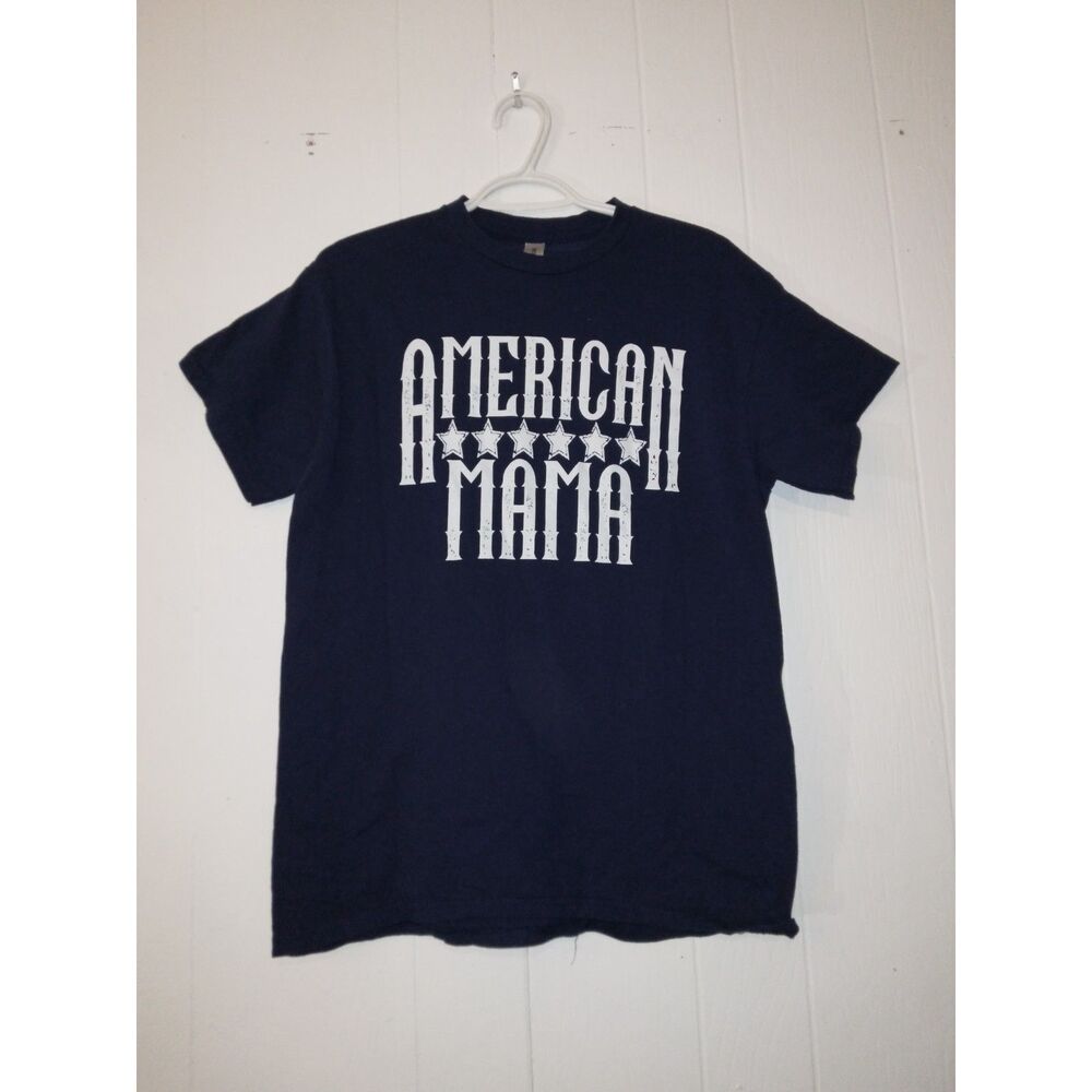 Gildan M 100% Cotton American Mama T Shirt